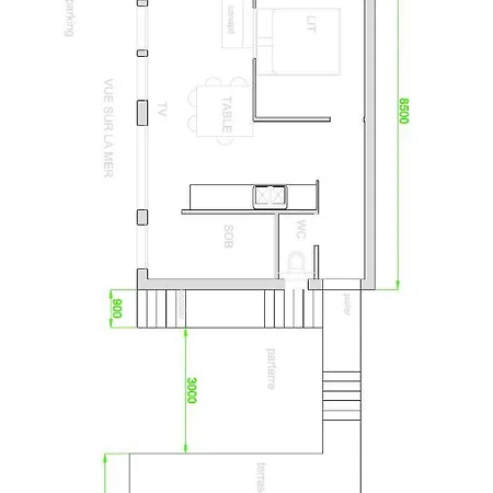 Gabrielle A Pourville: Face A La Apartmán Hautot-sur-Mer